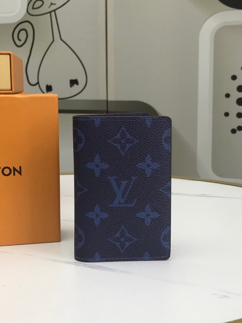 LOUIS VUITTON Wallets 30301 MULTIPLE navy bluw